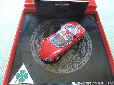 ALFA ROMEO 1968 TIPO 33 STRADALE Boxed Paul's Model Art MINICHAMPS Die Cast 1/43 • $195