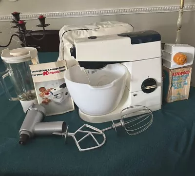 Kenwood Chef Food Mixer With Attachments And Manual • £100