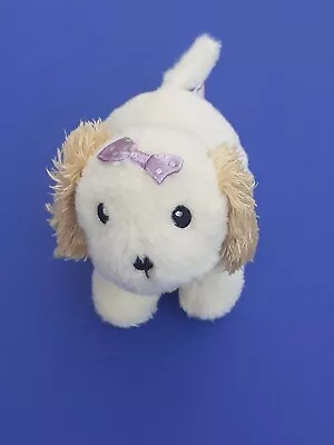 £6.85 • Buy Chad Valley Design A Friend Puppy Dog Soft Toy Spaniel Purple Bow
