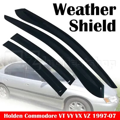 Weather Shield Window Visors Weathershield Holden Commodore VT VY VX VZ 1997-07 • $39.29