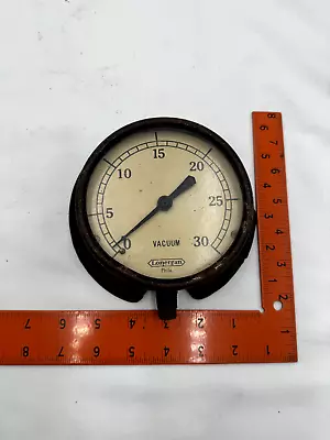 Vtg LONERGAN Gauge 30 PSI Vacuum For Sager-Spuck Supply Co Great Steampunk Item • $29.99