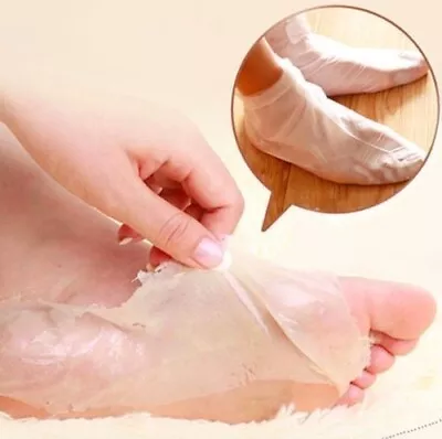 Exfoliating Peel Foot Sock Mask Baby Soft Feet Removes Dead Skin Callus Uk Sell • £3.39