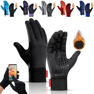 Winter Gloves Full Finger Touch Screen Windproof Waterproof Gloves For Men Women • $9.99