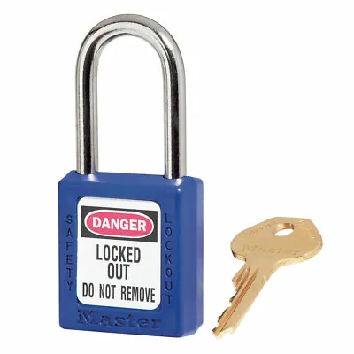 Master Lock 410 Lockout Padlock Blue (ML-410-BLU) • £22.60