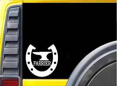 Farrier Horse Shoe K491 6 Inch Sticker Horse Decal • $4.24