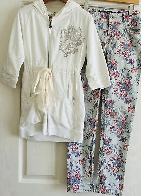 Miss Me Girls Hoodie Jacket Arizona Floral Skinny Jeans Lot Girls 10 12 $75 • $9.99