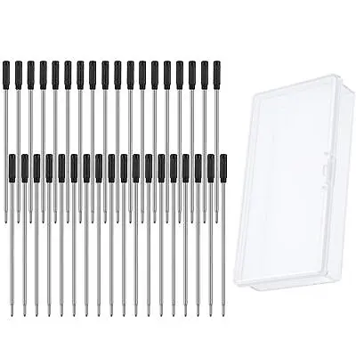 Pen Refills Cross Black Metal Plastic Ballpoint Box Bold 1.0 Mm Ink 36 Pieces • $12.29