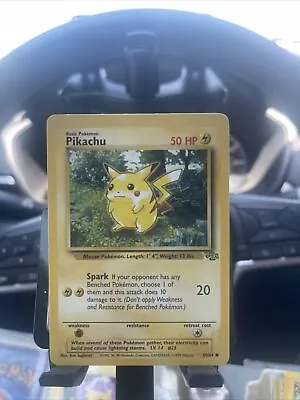 $1 • Buy Pikachu 60/64 NM Near Mint Jungle Set 1999 Non-Holo Pokemon Card