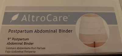 AltroCare Postpartum Abdominal Binder 9” 3 Panel Made In Usa • $15