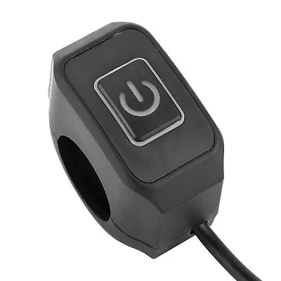Auto Motorcycle Handlebar Light Switch Push Button Waterproof W/LED Indicator • $8.60
