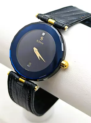 H. Stern Stunning Blue Watch 18k Gold Top & Sapphire! Women's Diamond Watch • $699