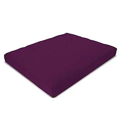 Bean Products Zabuton Meditation/Yoga Cushion- Burgundy - 10oz 100% Cotton- NEW! • $52