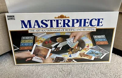 £59.49 • Buy Masterpiece Parker Brand New The Art Auction Bidding & Bluffing Board Game 1987