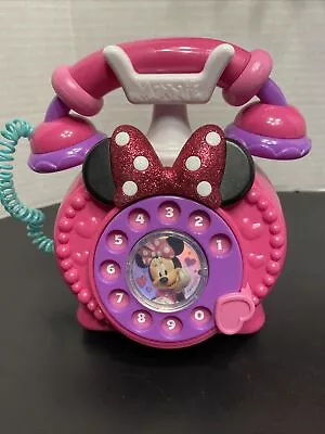 Cute And Interactive: Just Play Disney Junior Minnie Mouse Rotary Phone! • $10