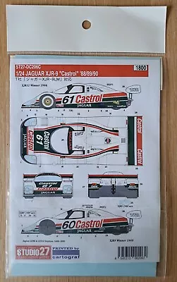 1/24th Scale Studio 27 Jaguar XJR-9 /XJR-12 Castrol Decals • £12.50