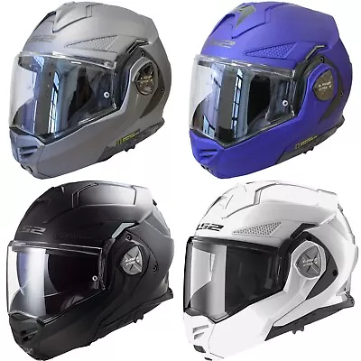 LS2 Motorcycle Helmet Advant X Solid FF901 - Flip Helmet With Visor • $328.67