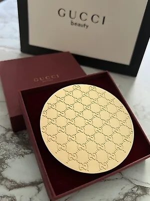 Gucci Compact Pocket Makeup Mirror By GUCCI Beauty Gift Bag NIB • $48