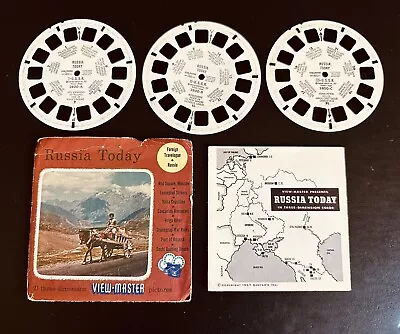 Vintage Sawyer's Russia Today View-master 3 Reel Packet B212 (1957) • $17.95