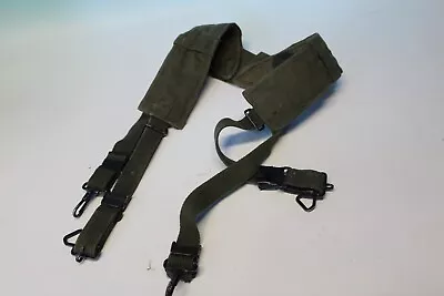 Original Post WWII Vietnam War Era M1956 H Suspenders Straps Regular Size • $18.95