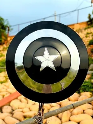 Marvel Legends Captain America Black Shield - Avengers Metal Prop Replica Christ • £89
