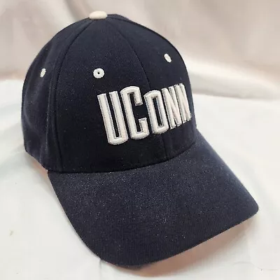 University Of Connecticut Uconn Huskies Zephyr Fitted Hat M/L NCAA Basketball • $19.50