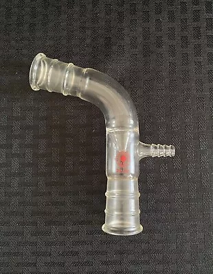 $19.99 • Buy ACE Glass 24/40 105° Vacuum Take-Off Adapter 8mm OD Sidearm 5192-12  Damaged