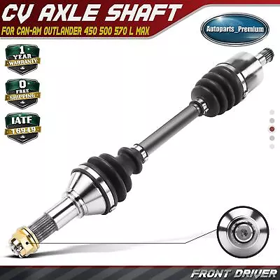 Front Driver LH CV Axle Assembly For Can-Am Outlander 450 500 570 L MAX 450 4X4 • $59.99