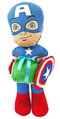 $29.99 • Buy Marvel 21  Captain America Plush Toy Christmas Greeter Decor NWT