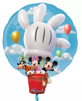 Mickey Mouse Hot Air Balloon SuperShape Foil Balloon - Party Decorations • $8.70