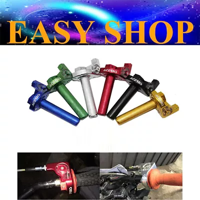 $39.98 • Buy CNC Quarter Turn Quick Twist Throttle Housing Grip PIT PRO Trail Dirt Quad Bike