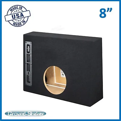 8  Single Sealed Shallow / Slim Sub Box Subwoofer Enclosure Ground Shaker 8  • $140