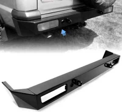 Land Rover Discovery 2 Heavy Duty Black Steel Rear Bumper Bar • $925