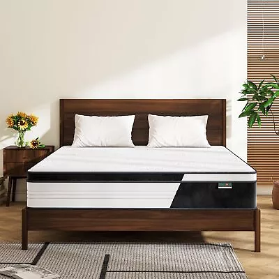 Full Mattress 12 Inch Hybrid Mattress In A Box With Gel Memory Foam Pocket ... • $262.58