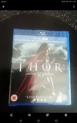 Thor  Limited 3d Edition (Blu-ray 3D + 2D  2011) Brand New. Cert 12. • £7