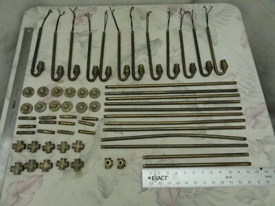 $74.95 • Buy VTG Brass Tubes 3/8  Lot Of 10 Lbs. Chandelier Lamp Light Restoration Parts Pipe