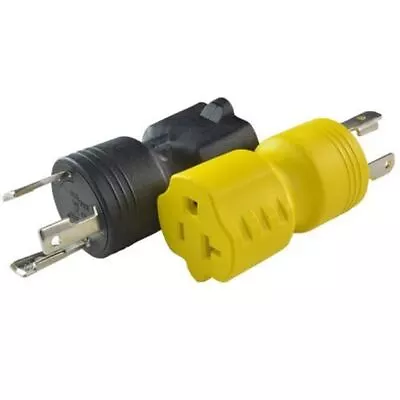 Conntek Generator 3-Prong 30-Amp L5-30P To 15/20-Amp NEMA 5-15/20R Plug Adapter • $24.95