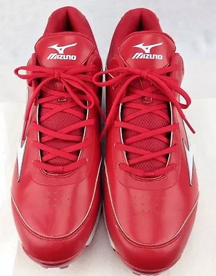 Mizuno Baseball/ Softball Mens Metal Cleats Size 15 Red New • $39.99