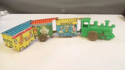 1960's Marx Disneyland Express Tin Wind-up Toy Train 2-576 • $20.85