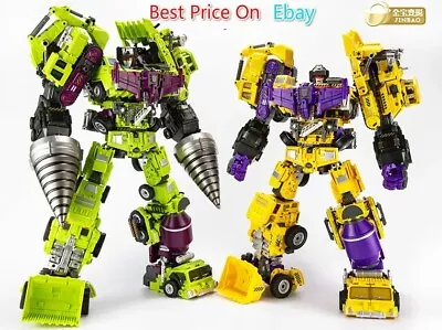 Transformation Jinbao Oversized Devastator Gravity Builder All Sets With No Box • $135.85