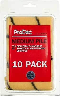 ProDec Paint Roller Sleeves 4 /100mm Tiger Stripe Medium Pile Mini Refills Small • £7.79