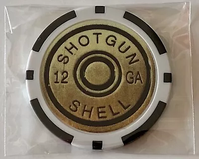 Shotgun Shell 12 Gauge - Magnetic Clay Poker Chip -Golf Ball Marker  • $6.95