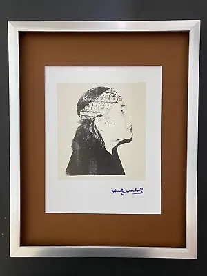 Andy Warhol | R.c. Gorman Signed Vintage Print | Matted And Framed • $149