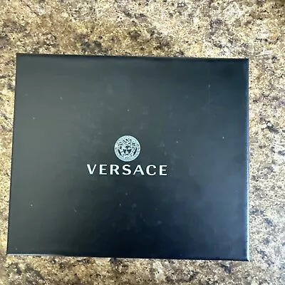 Versace Men's Neon Green Leather Medusa Zip Around Bifold Wallet • $400