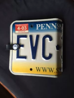 BNWOT CD/DVD Case Genuine Car Number Plate & Cert Of Authenticity Pennsylvania • £15