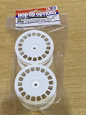 Tamiya 53881 Large Dish Wheels Rear 62/35 Hop Up Options 1/10 RC NIP • £15.90