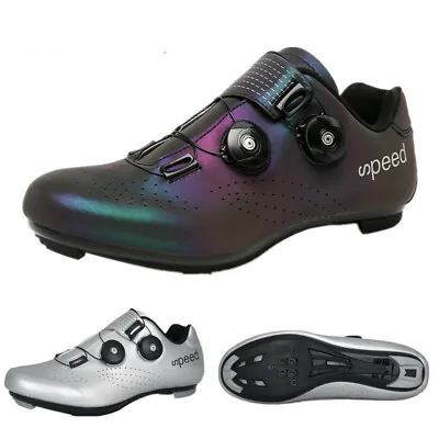 Professional Road SPD Shoes Mens Road Cycling Shoes Self-Locking Bike Lock Shoes • $54.18