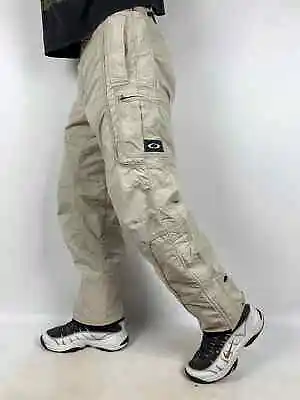Men's Vintage Oakley Ski Gorpcore Nylon Cargo Pants Size M • $120