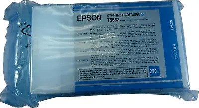 Genuine Epson T5632 Cyan Ink Cartridge For Stylus Pro 7800 9800 • $20.99