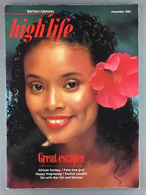 £29.95 • Buy British Airways Highlife Magazine Cabin Crew Uniform Article With Pics Dec 1992