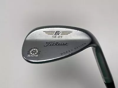 Titleist Vokey Spin Milled SM4 Chrome 58* 9 Precision Rifle 5.5 Regular RH • $24.88